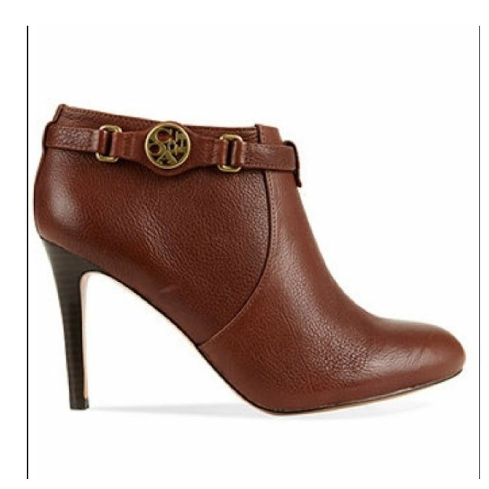 Coach SALENE Cow Safari Leather Ankle Boot Bootie - Picture 2 of 3